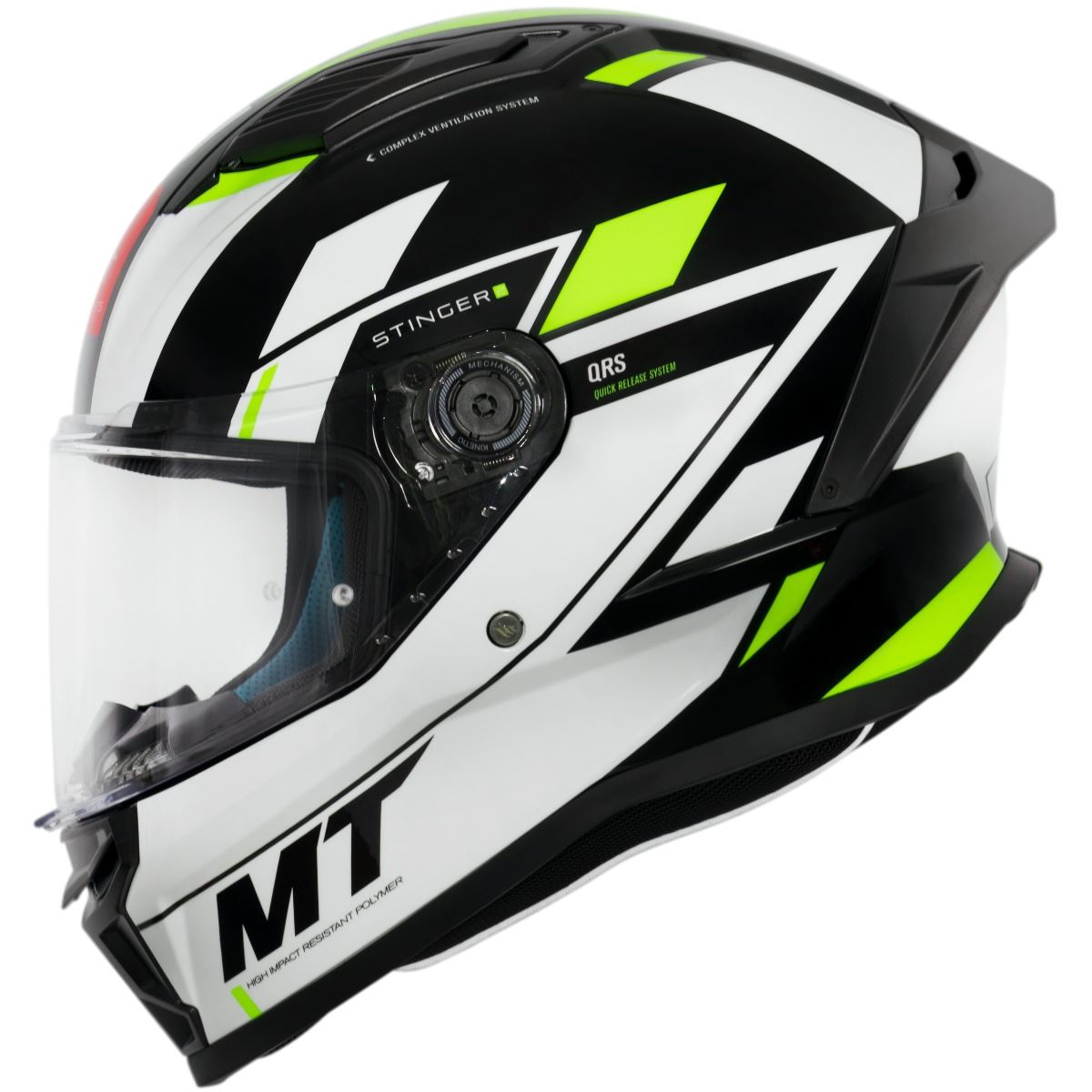 CAPACETE MT STINGER 2 ZIVZE B3 - AMARELO FLUOR